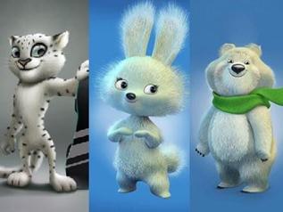 Official mascots
Olympic Games in Sochi 2014